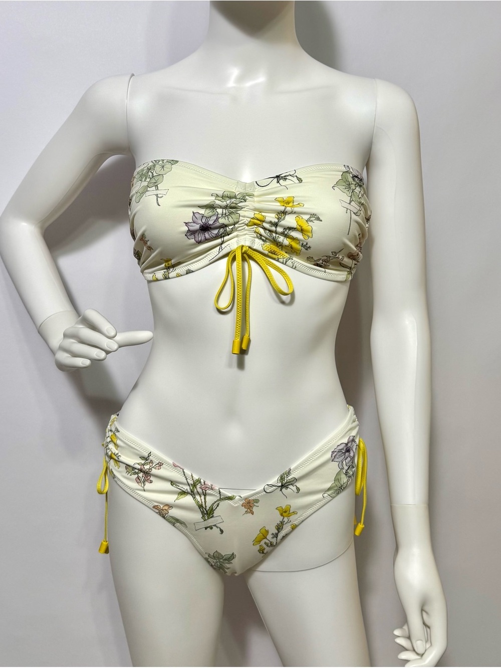 NWOT Zimmermann yellow floral bikini set | Size 3